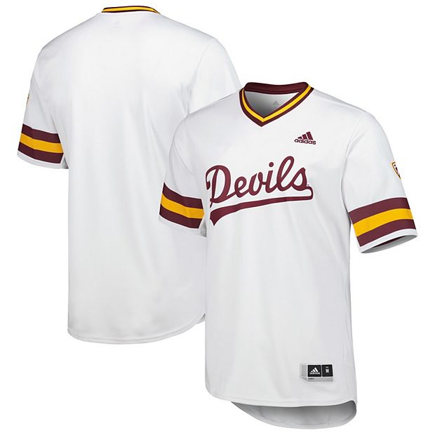 Men's adidas #22 Maroon Arizona State Sun Devils Button-Up Baseball Jersey