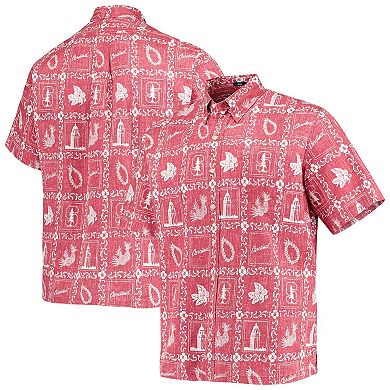 Men's Reyn Spooner Cardinal Stanford Cardinal Classic Button-Down Shirt