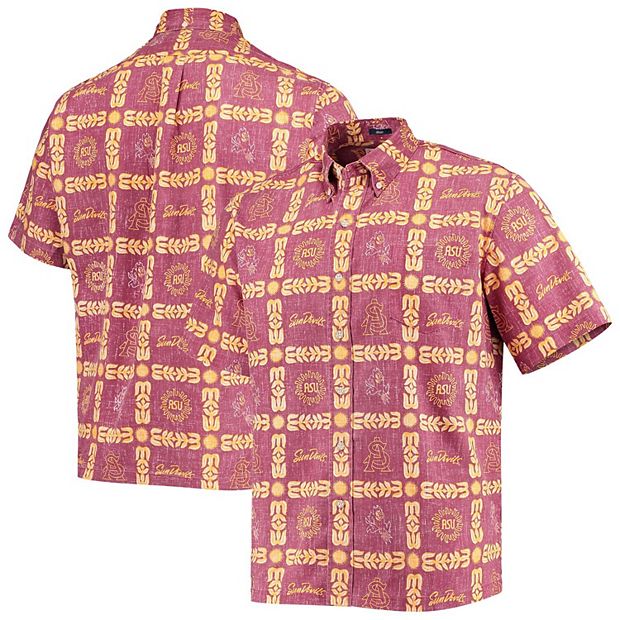 Reyn Spooner Men's Red Cincinnati Reds Aloha Button-Down Shirt