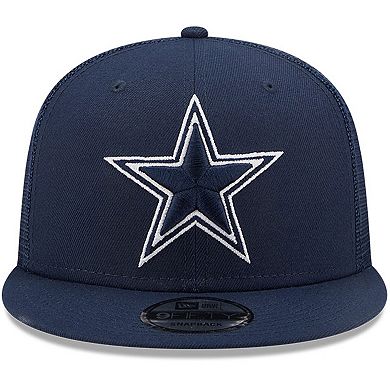 Men's Navy Dallas Cowboys Classic Trucker 9FIFTY Snapback Hat