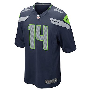 Men's Nike DK Metcalf College Navy Seattle Seahawks Game Team Jersey