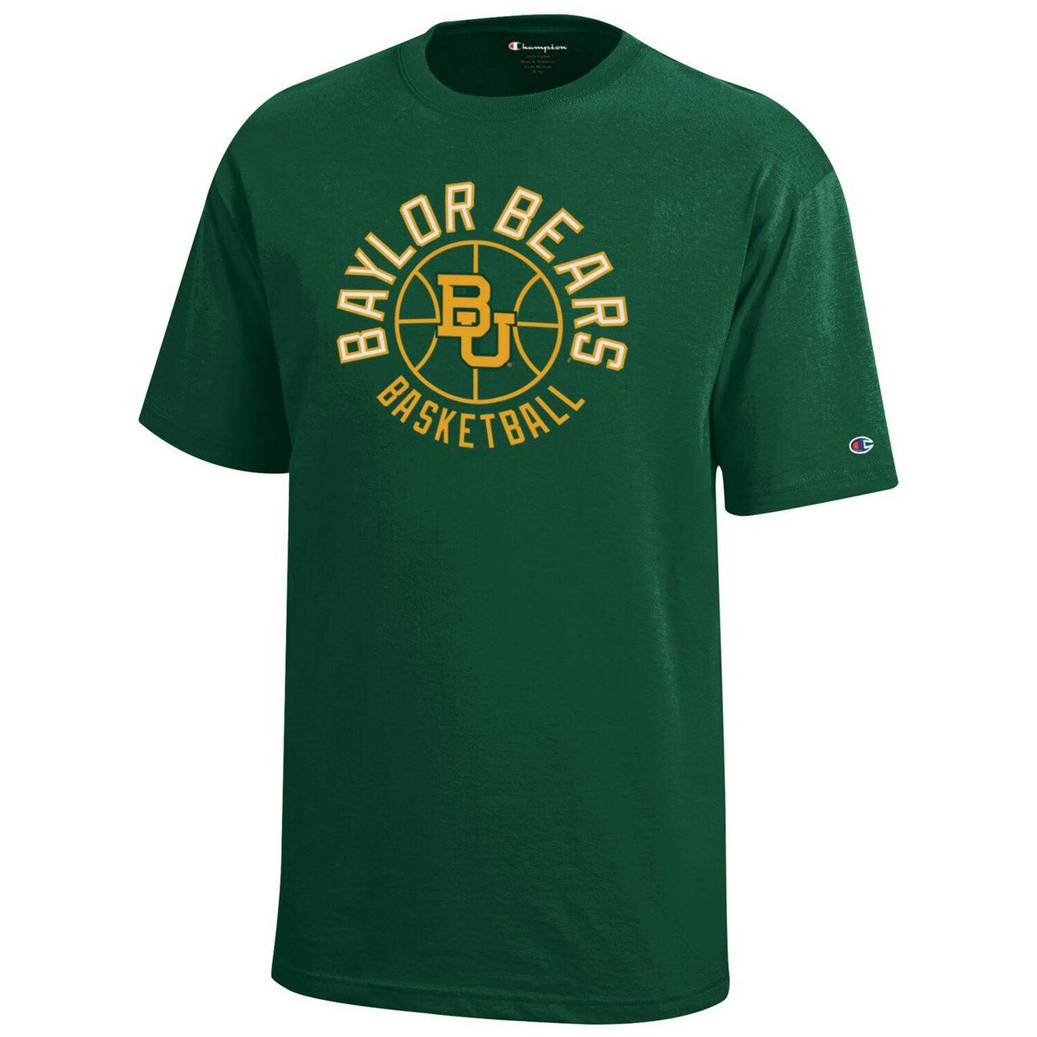 Youth Champion Green Baylor Bears Basketball T-Shirt