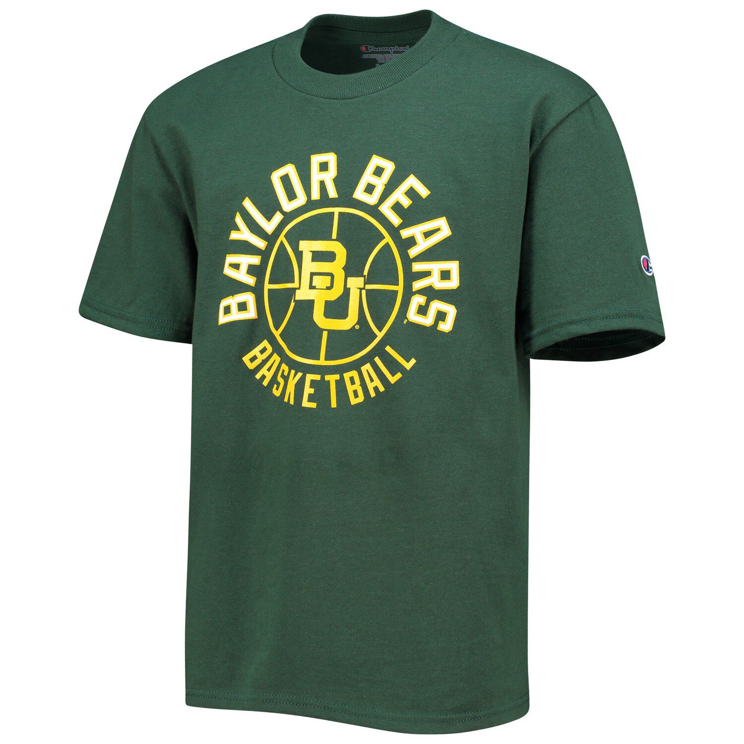 Youth Champion Green Baylor Bears Basketball T-Shirt