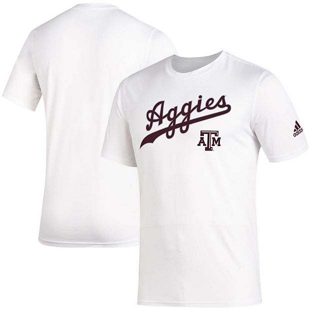 Adidas Texas A&M Classic Polo Shirt White S Mens