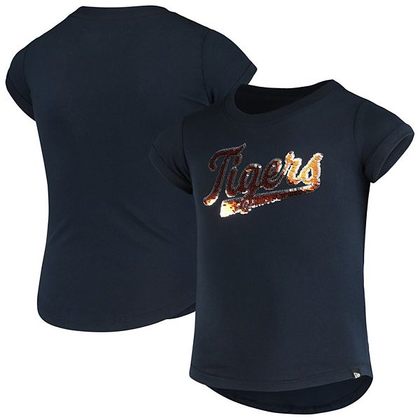 Detroit Tigers MATERNITY Sequin Top