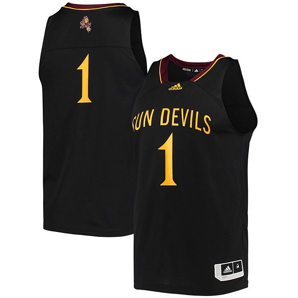 Men's adidas Black Arizona State Sun Devils Replica Baseball Jersey