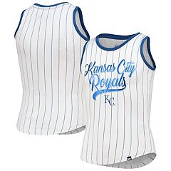 Levelwear Kansas City Royals Women's White Macy Muscle Tank Top