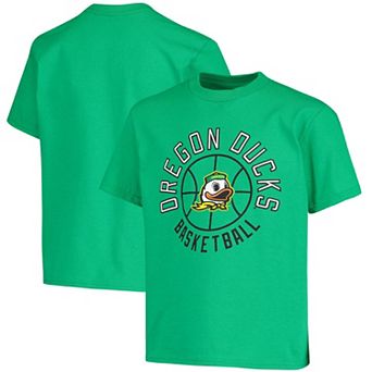 Youth Champion Green Oregon Ducks Basketball T-Shirt