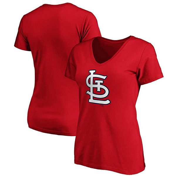 St. Louis Cardinals Fanatics Branded Women's Core Official Logo V