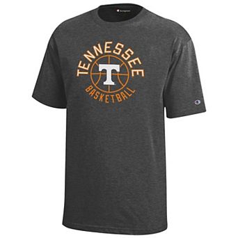 Youth Champion Charcoal Tennessee Volunteers Basketball T-Shirt