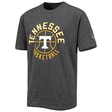 Youth Champion Charcoal Tennessee Volunteers Basketball T-Shirt