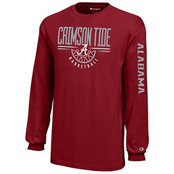 Youth Champion Crimson Alabama Crimson Tide Basketball Long Sleeve T-Shirt