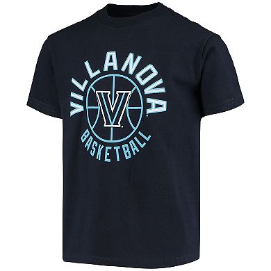 Youth Champion Navy Villanova Wildcats Basketball T-Shirt