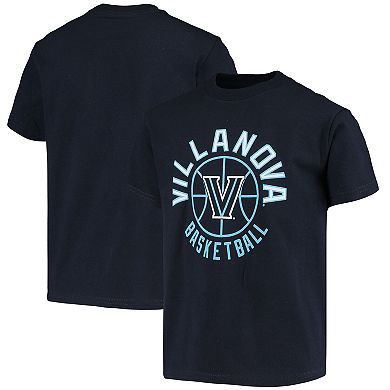 Youth Champion Navy Villanova Wildcats Basketball T-Shirt