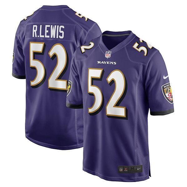 Women's Baltimore Ravens Ray Lewis Nike Purple Game Jersey 