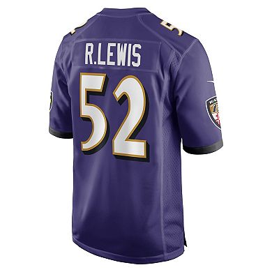Men's Nike Ray Lewis Purple Baltimore Ravens Retired Player Game Jersey