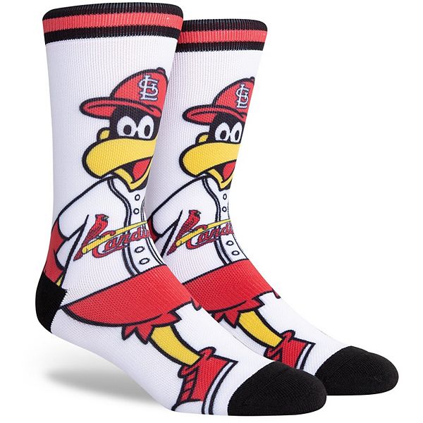 Men's St. Louis Cardinals Orbit Wrap Mascot Crew Socks
