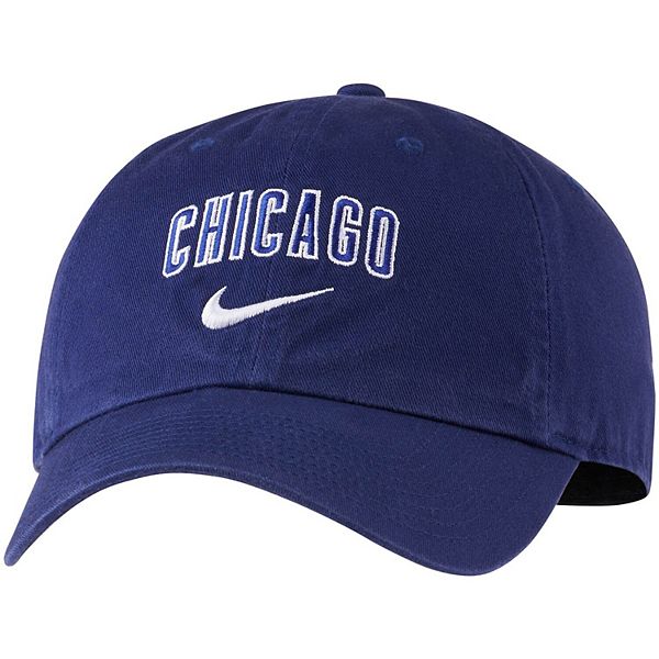 Men's Nike Royal/Silver Chicago Cubs City Plate Performance Henley