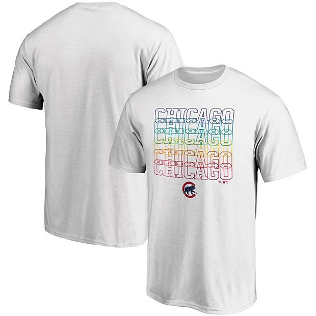 Men's New York Yankees Fanatics Branded Black Big & Tall Pride Logo T-Shirt