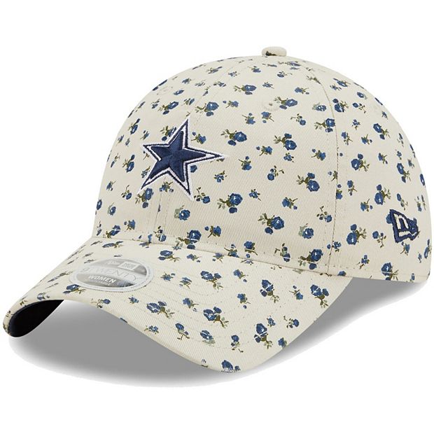 Dallas Cowboys New Era Women's Floral 9TWENTY Adjustable Hat - Cream