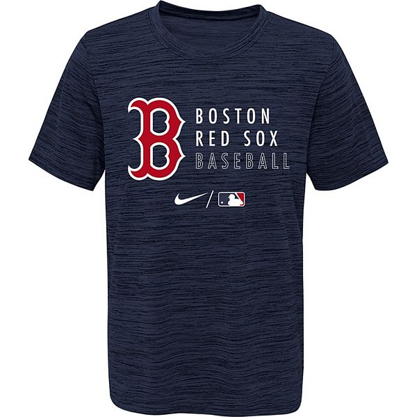 Boston Red Sox Nike Practice Velocity T-Shirt - Midnight Navy - Youth