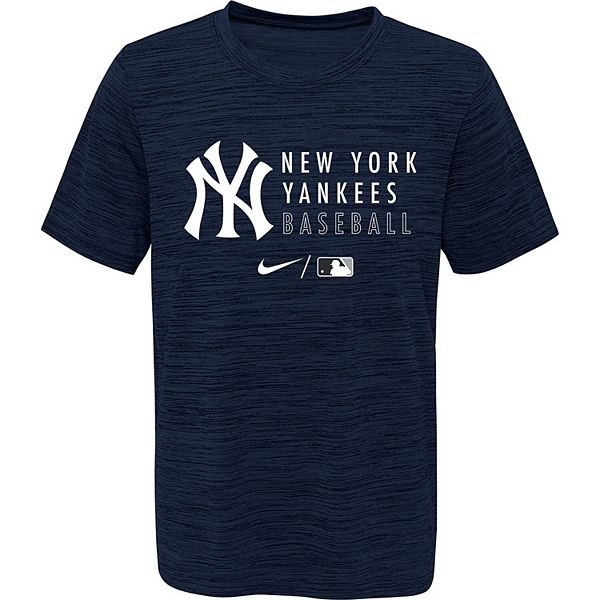 Youth Nike Heathered Navy New York Yankees Authentic Collection ...
