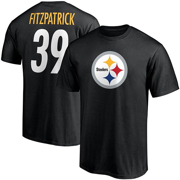 Men's Pittsburgh Steelers Minkah Fitzpatrick Nike Black Name & Number  T-Shirt