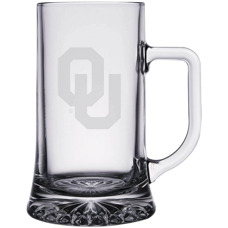 Oklahoma Sooners 17.5oz Frost Etch Stein, Multicolor