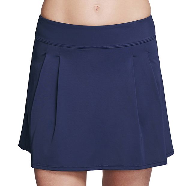 Womens pleated hotsell swim skirt