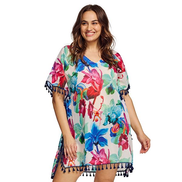 Kohls plus size swim cheap cover up