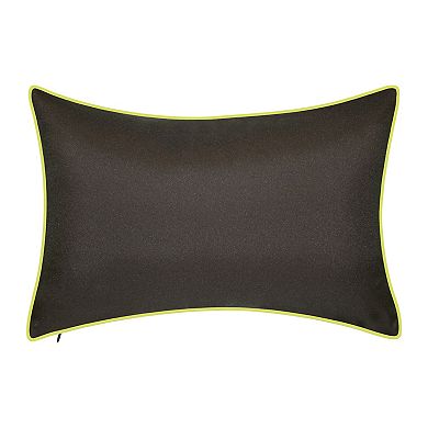 Edie@Home Indoor Outdoor Dimensional Hydrangea Throw Pillow
