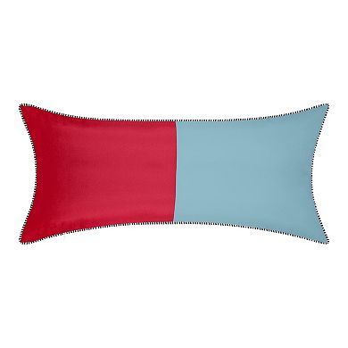 Edie@Home Indoor Outdoor Bold Reversible Throw Pillow