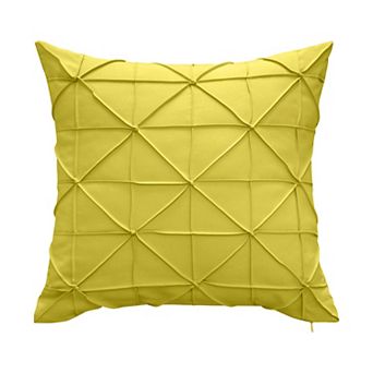 Edie@Home Indoor Outdoor Fishnet Pleat Throw Pillow