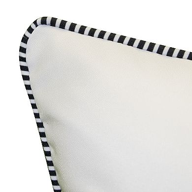 Edie@Home Indoor Outdoor Modern Dimensional Topiary 2-pack Throw Pillow Set