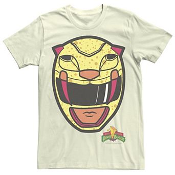 Men's Power Rangers Yellow Ranger Big Face Tee