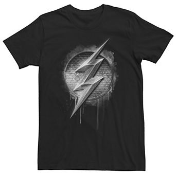 Men's DC Comics The Flash Monochrome Logo Tee
