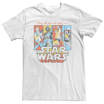 Big & Tall Star Wars Pop Culture Crew Logo Tee
