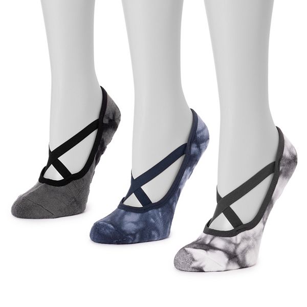 MUK LUKS Women's 6 Pair Pack Strappy Ballerina Sock 2021