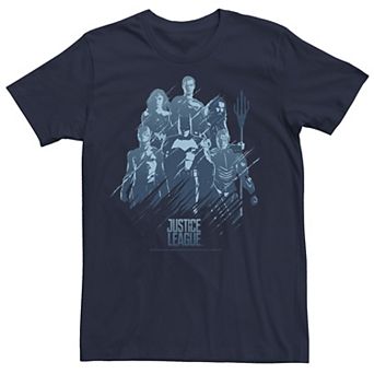 Men's DC Comics Justice League Blue Hue Group Shot Tee