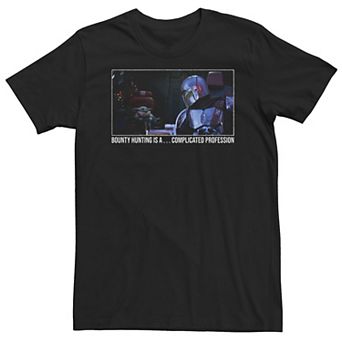 Big & Tall Star Wars: The Mandalorian A Complicated Profession Meme Tee