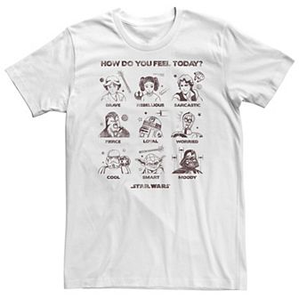 Big & Tall Star Wars Feelings Group Poster Tee