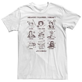 Big & Tall Star Wars Feelings Group Poster Tee