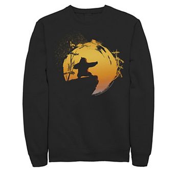 Men's Kung Fu Panda Po Tai Chi Sunset Silhouette Sweatshirt