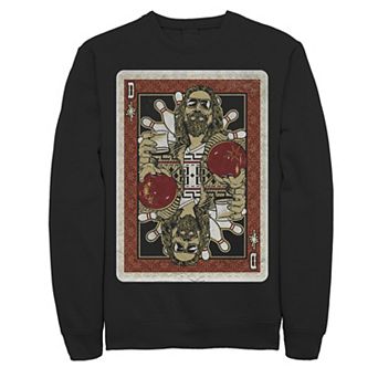 Men's Big Lebowski Abide Card In The Deck Sweatshirt