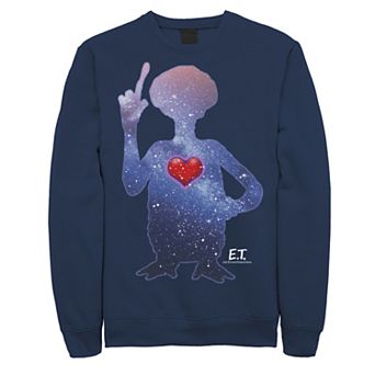 Men's E.T. Terrestrial Universe Silhouette Heart Sweatshirt