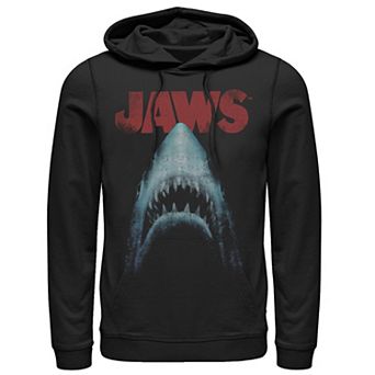 Men's Jaws Classic Movie Poster Close-Up Hoodie