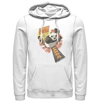 Men's Kung Fu Panda Pow Of The Panda Action Pose Portrait Hoodie