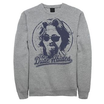 Men's Big Lebowski The Dude Abides Classic Circle Logo Sweatshirt