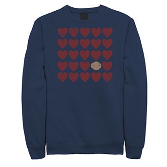 Men's E.T. Red Heart Grid Head Shot Sweatshirt