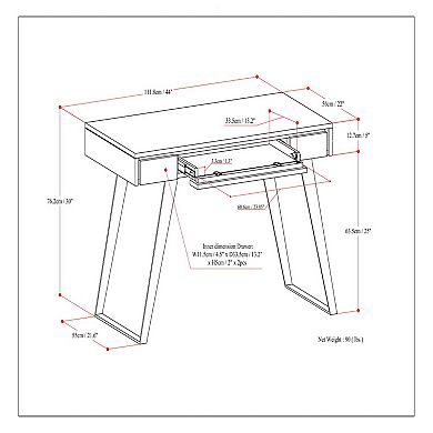Simpli Home Lowry Small Desk